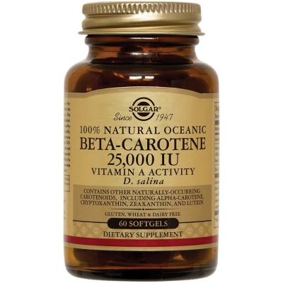  Solgar Oceanic Beta-Carotene 25,000 IU  60 